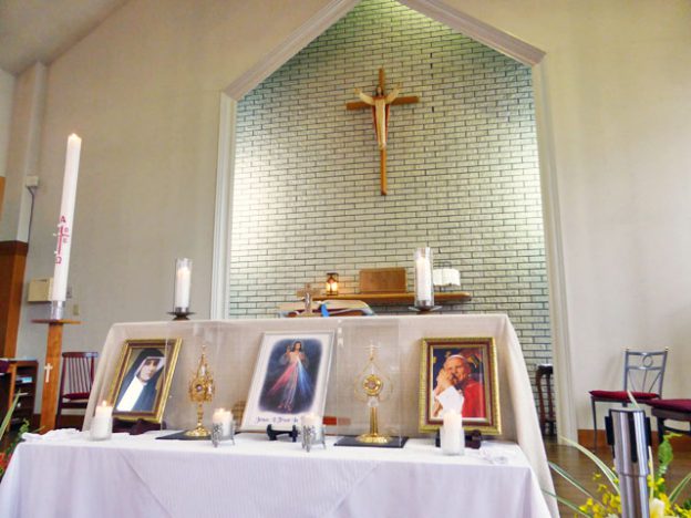 2016年７月９日「聖遺物展示会」（茨城・カトリック取手教会）の写真