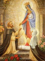 ご絵「聖ドミニコにロザリオを与える聖母」