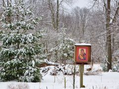 雪の聖母のイコン