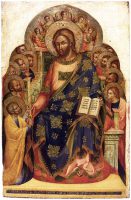 聖ペトロに天国の鍵を渡すキリスト（ロレンツォ・ヴェネツィアーノ画）