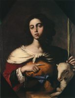 聖アグネス（フランチェスコ・グアリーノ画）