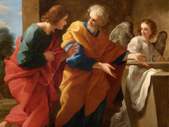 アイキャッチ用　キリストの空の墓を見る聖ヨハネと聖ペトロ