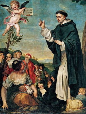 説教する聖ビンセンチオ・フェレル（アロンソ・カーノ画）