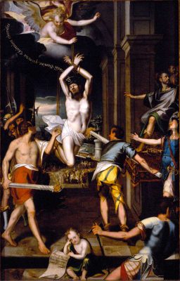 聖ポンチアノ教皇の殉教（バルタサール・デ・エチャベ画）