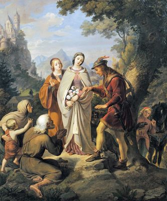 ハンガリーの聖エリザベト（カール・フォン・ブラース画）