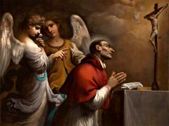 アイキャッチ用　祈る聖カロロ・ボロメオ（グエルチーノ画）