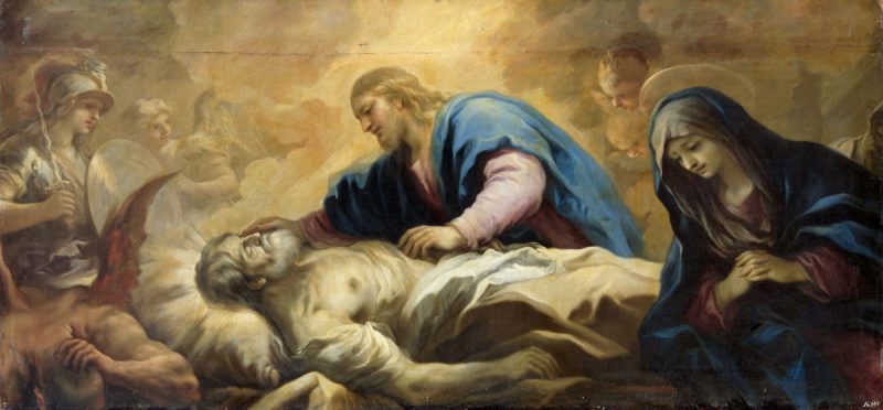 聖ヨセフの死（ルカ・ジョルダーノ画）