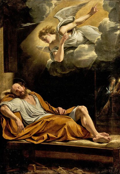 聖ヨセフの夢（フィリップ・ド・シャンパーニュ画）