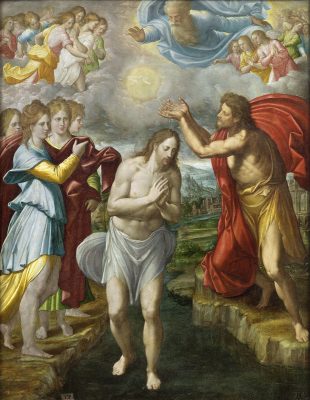キリストの洗礼（フアン・フェルナンデス・ナヴァルテ画）