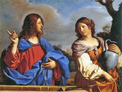 井戸端のイエスとサマリアの女（グエルチーノ画）