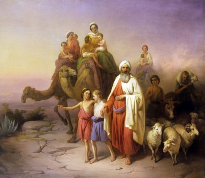 アブラハム、カナンへの旅（ヨーゼフ・モルナール画）