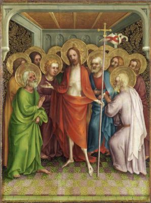 11人の弟子たちに現れたキリスト（ドイツ・バイエルンのハイスターバッハ祭壇画）