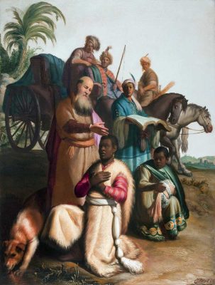 宦官の洗礼（レンブラント画）