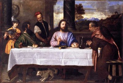 エマオの晩餐（ティツィアーノ・ヴェチェッリオ画）