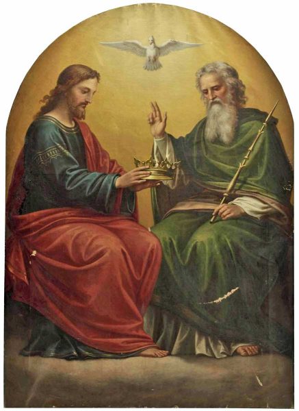 冠と聖三位一体（マックス・フュルスト画）