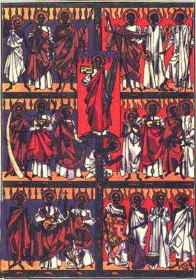 聖カロロ・ルワンガと同志殉教者（アルバート・ウィダー画）