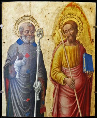 使徒ペトロと使徒ヤコブ（アントニオ・ヴィヴァリーニとバルトロメオ・ヴィヴァリーニ画）