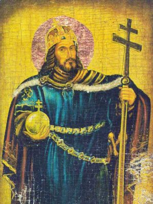 ハンガリーの聖ステファノ［イシュトヴァーン1世王］（作者不詳）
