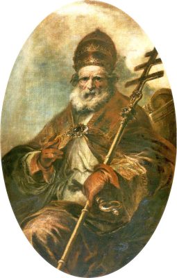 聖レオ1世教皇（フランシスコ・エレーラ画）