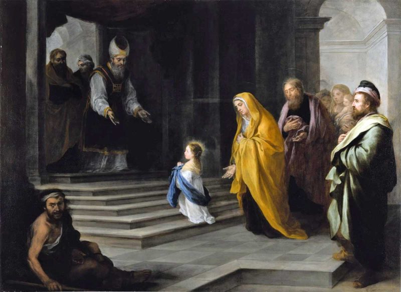 聖母の奉献（バルトロメ・エステバン・ムリーリョ画）