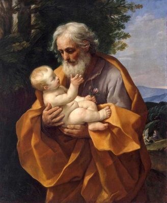 聖ヨセフと幼子イエス（グイド・レーニ画）