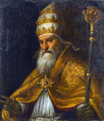 聖ピオ5世教皇（パルマ・イル・ジョーヴァネ画）