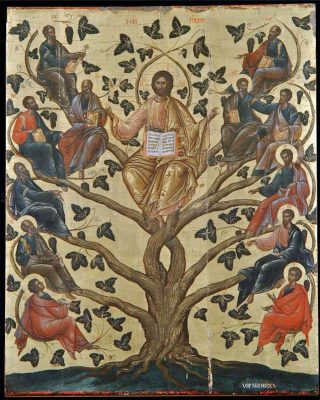 ぶどうの木キリスト（レオス・モスコス画）