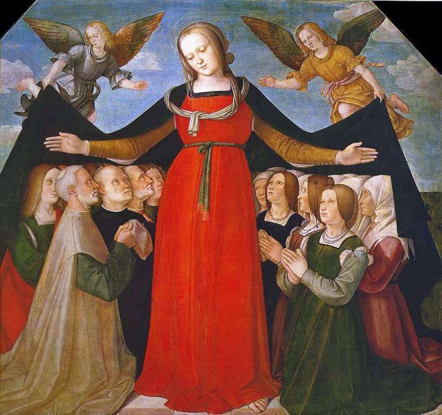 いつくしみの聖母（ガレアッツォ・カンピ画）