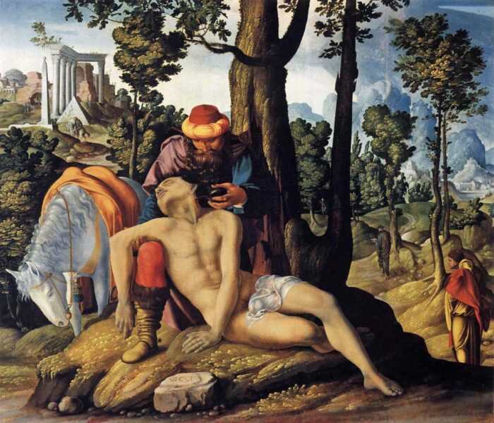 善きサマリア人（Master of the Good Samaritan画）