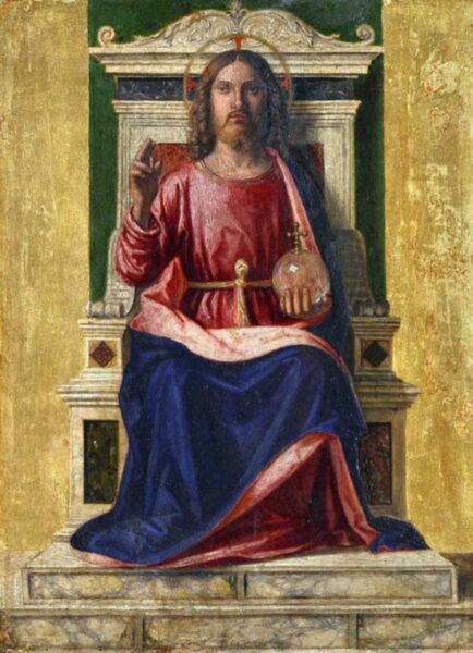 王座のキリスト（チーマ・ダ・コネリアーノ画）