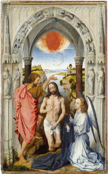 キリストの洗礼（画家不詳）