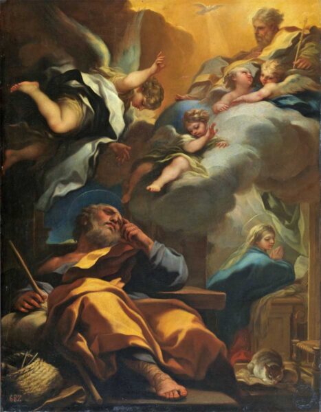聖ヨセフの夢（ルカ・ジョルダーノ画）