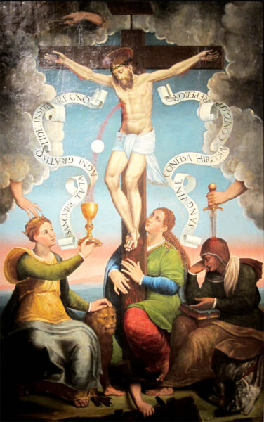 ローマ教会の寓意画（フランチェスコ・フランチャ工房画）