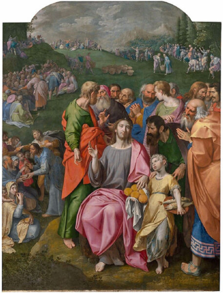 パンと魚の増加の奇跡（アンブロシウス・フランケン1世画）