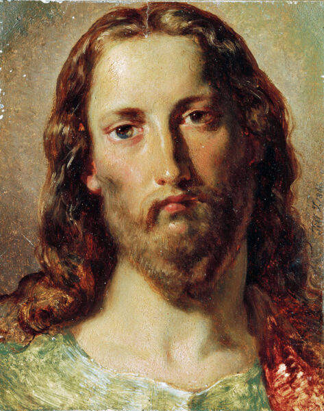 キリストの頭部（ヨハン・ティル［子］画）